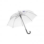 Transparante paraplu | Kunststof handvat