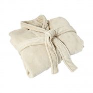 Fleece badjas | Twee zakken