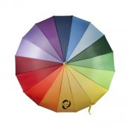 Regenboog paraplu | 130 cm