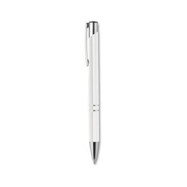 Witte Aluminium pen | Glans