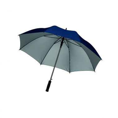 Blauwe Paraplu bedrukken | Zilver | 68 cm