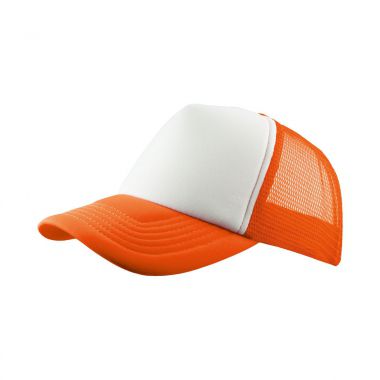 Oranje Trucker cap | Gekleurd