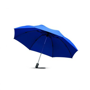Koningsblauw Opvouwbare paraplu | Omkeerbaar | 58 cm