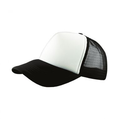 Zwarte Trucker cap | Gekleurd