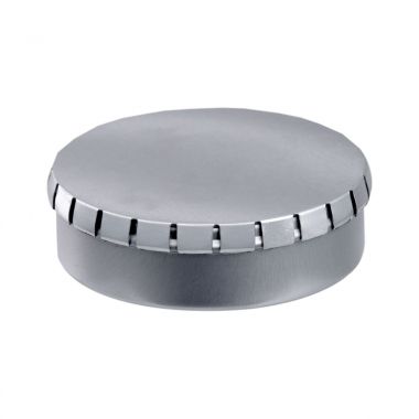 Zilvere Metalen blikje | Logo pepermunt | 50 gram