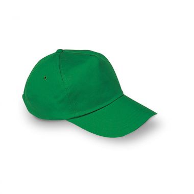 Groene Katoenen cap | Kunststof sluiting