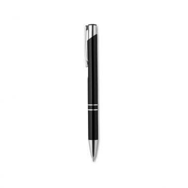 Zwarte Aluminium pen | Glans