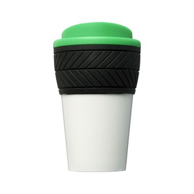 Groene Coffee to go | Geïsoleerd | Siliconen grip | 250 ml