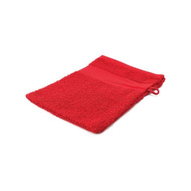 Rood / rood Washandjes borduren | 450 grams
