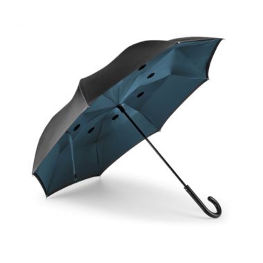 Blauwe Grote paraplu | Omkeerbaar | 105 cm