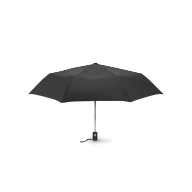 Zwarte Opvouwbare paraplu | ABS handvat | 53 cm