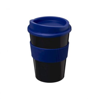 Zwart /  blauw Coffee to go beker | 300 ml
