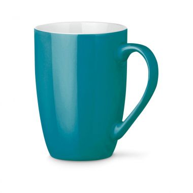 Turquoise Gekleurde koffiemok | Groot | 370 ml