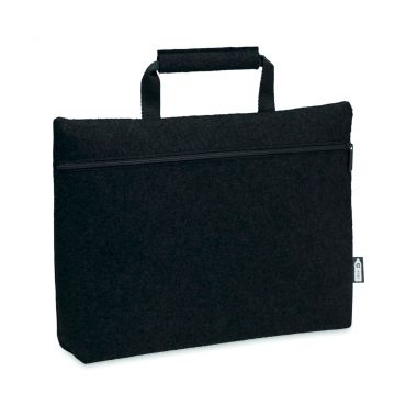 Zwarte Vilt laptoptas | RPET | 15 inch