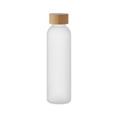Witte Glazen fles | Mat | 500ml