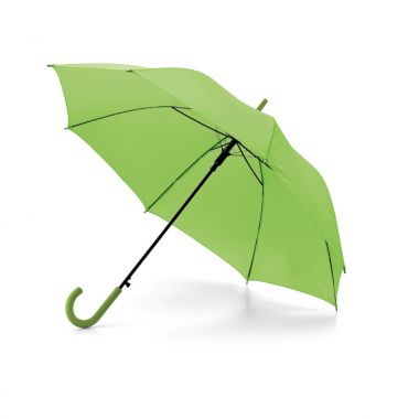 Lichtgroene Paraplu met logo | Rubber handvat | 104 cm 