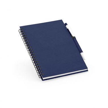 Blauwe Ringband notitieboekje | Met balpen
