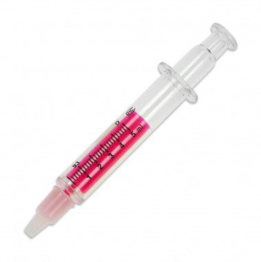 Roze Injectie markeerstift | Transparant