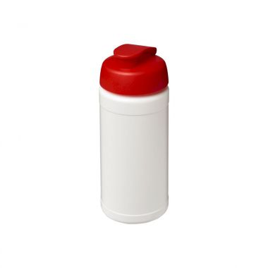 Wit /  rood Gekleurde drinkfles | 500 ml