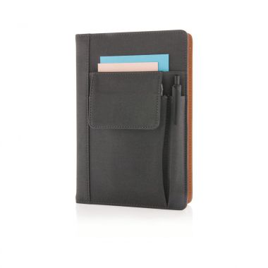 Zwarte Luxe notitieboek | Extra vakken