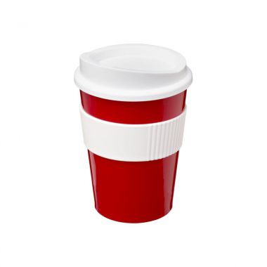 Rood /  wit Coffee to go beker | 300 ml