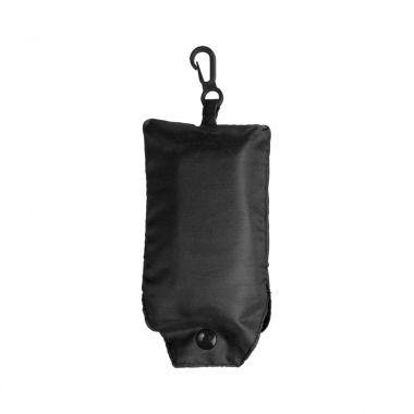 Zwarte Opvouwbare tas | Korte hengsels | Polyester