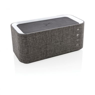 Grijs /  zwart Speaker 5 watt | Draadloze oplader