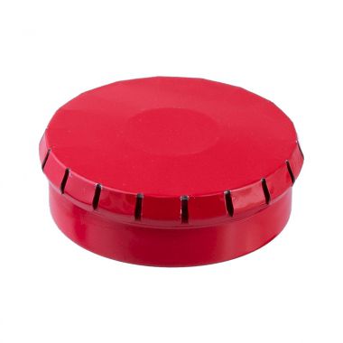 Rode Gekleurd blikje | Logo pepermunt | 23 gram