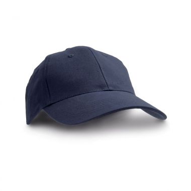 Blauwe Katoenen cap | Buckle sluiting