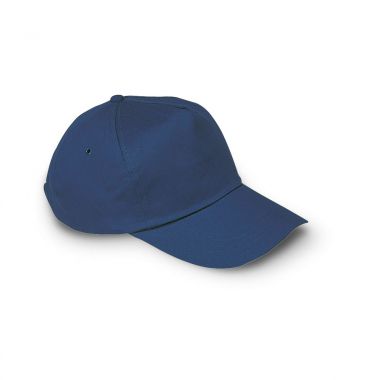 Blauwe Katoenen cap | Kunststof sluiting