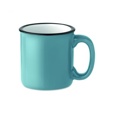 Blauwe Koffiemok | Emaille look | 290 ml