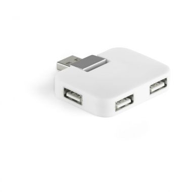 Witte USB hub 2.0 | 4 poorten