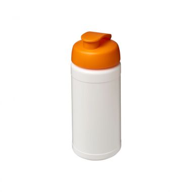 Wit /  oranje Gekleurde drinkfles | 500 ml