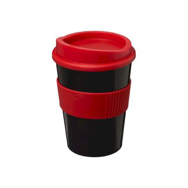 Zwart /  rood Coffee to go beker | 300 ml