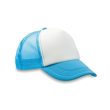 Turquoise Trucker cap | Polyester | Kleurrijk