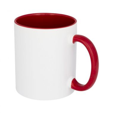 Rode Gekleurde koffiemok | 330 ml