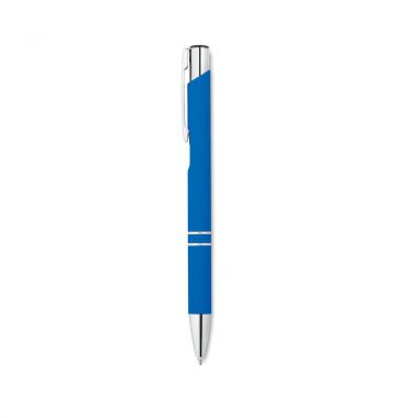 Koningsblauw Aluminium pen | Rubber