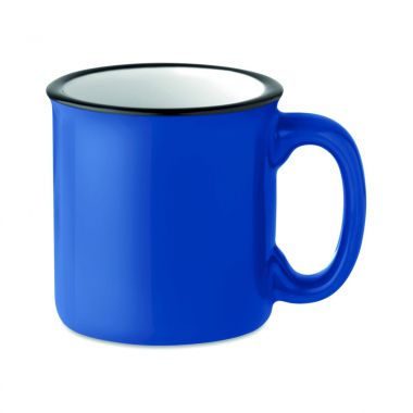Koningsblauw Koffiemok | Emaille look | 290 ml