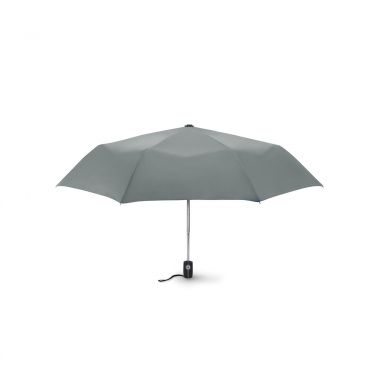 Grijze Opvouwbare paraplu | ABS handvat | 53 cm