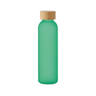 Groene Glazen fles | Mat | 500ml