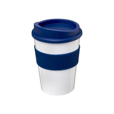 Wit /  blauw Coffee to go beker | 300 ml