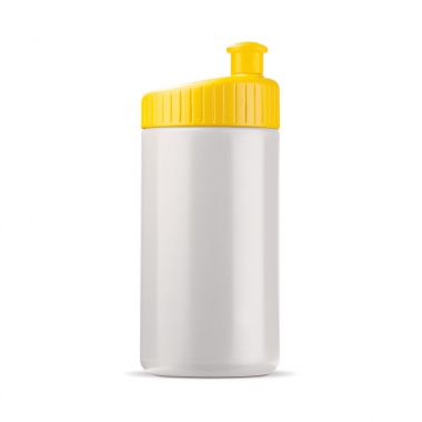 Wit / geel Drinkbidon gekleurd | 500 ml