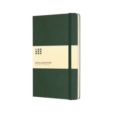 Groene Moleskine | Hardcover | Large | Gelinieerd