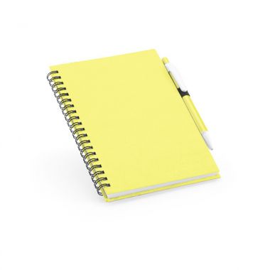 Gele Ringband notitieboekje | Met balpen