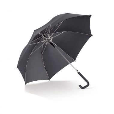 Zwart / grijs Paraplu | Gekleurd accent