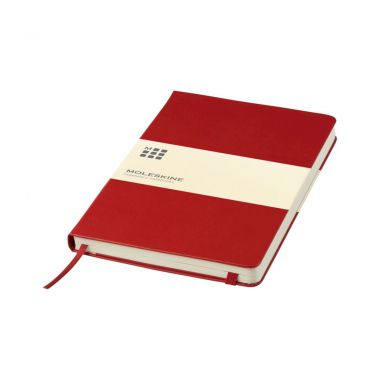 Rode Moleskine | Hardcover | Large | Gelinieerd