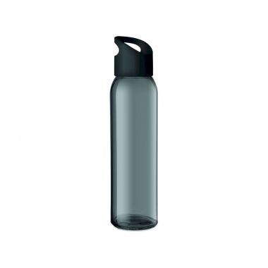 Zwarte Glazen fles | Gekleurd | 470 ml