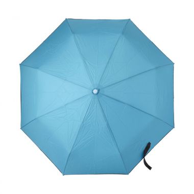 Lichtblauwe Opvouwbare paraplu | Gekleurd