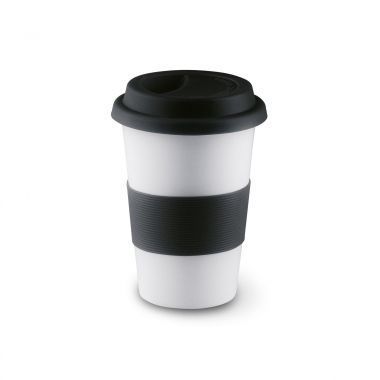 Zwarte Koffie to go beker | 400 ml