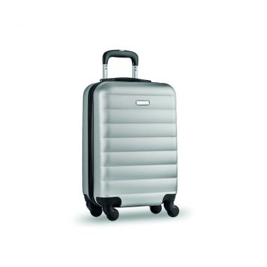 Zilvere Handbagage koffer | Kleurrijk | 20 inch